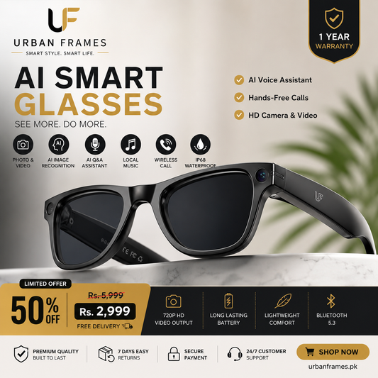 Meta Ai Smart Glasees Pro Powered